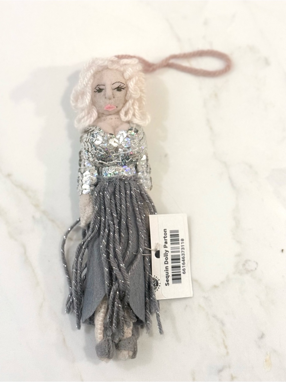 Dolly Parton Plush Ornament NWT